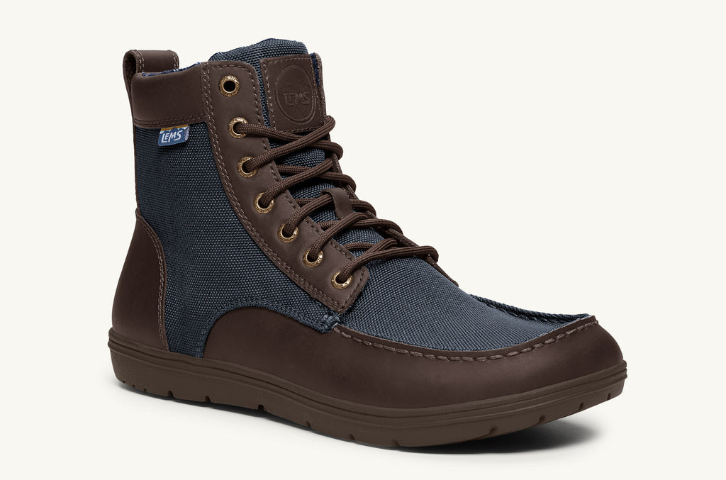 Boulder Lems Nylon Bottes Homme Bleu Marine Marron | TIC9546EQ