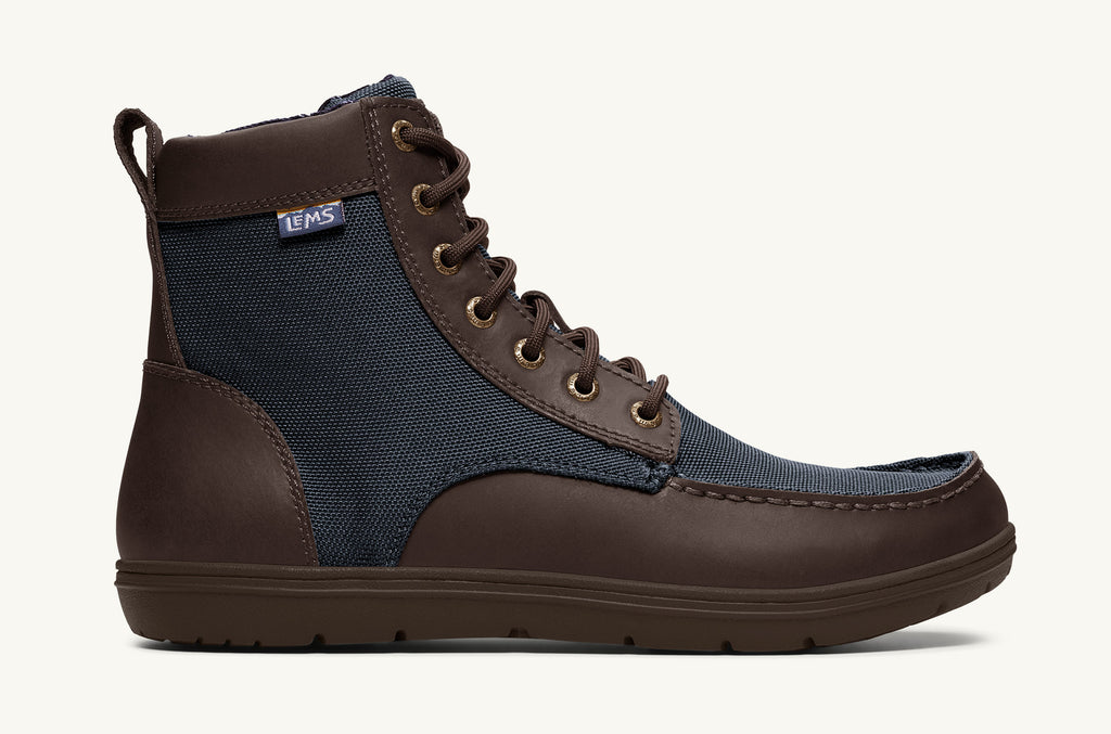 Boulder Lems Nylon Bottes Homme Bleu Marine Marron | TIC9546EQ