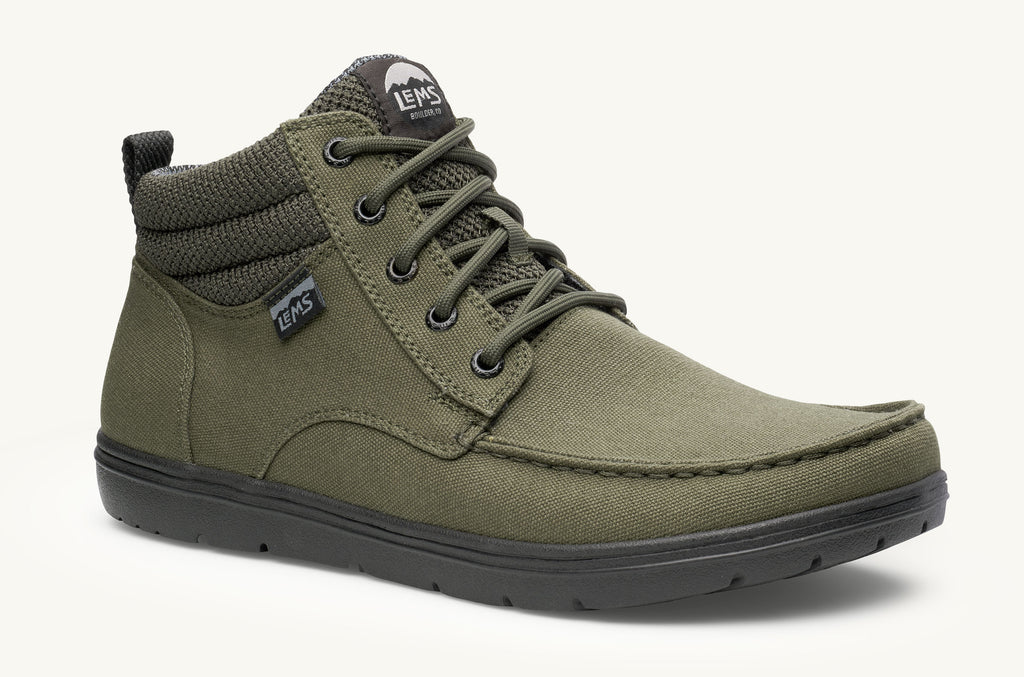 Boulder Lems Vegan Bottes Homme Vert | OYZ7760KT