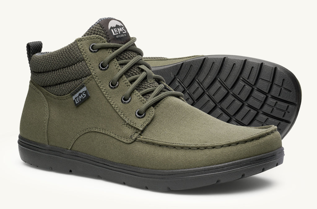 Boulder Lems Vegan Bottes Homme Vert | OYZ7760KT