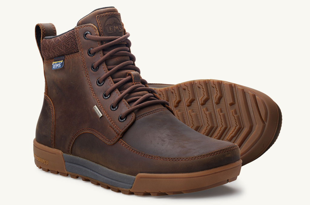 Boulder Summit Lems Bottes Imperméables Homme Marron Foncé | KHH8868PZ