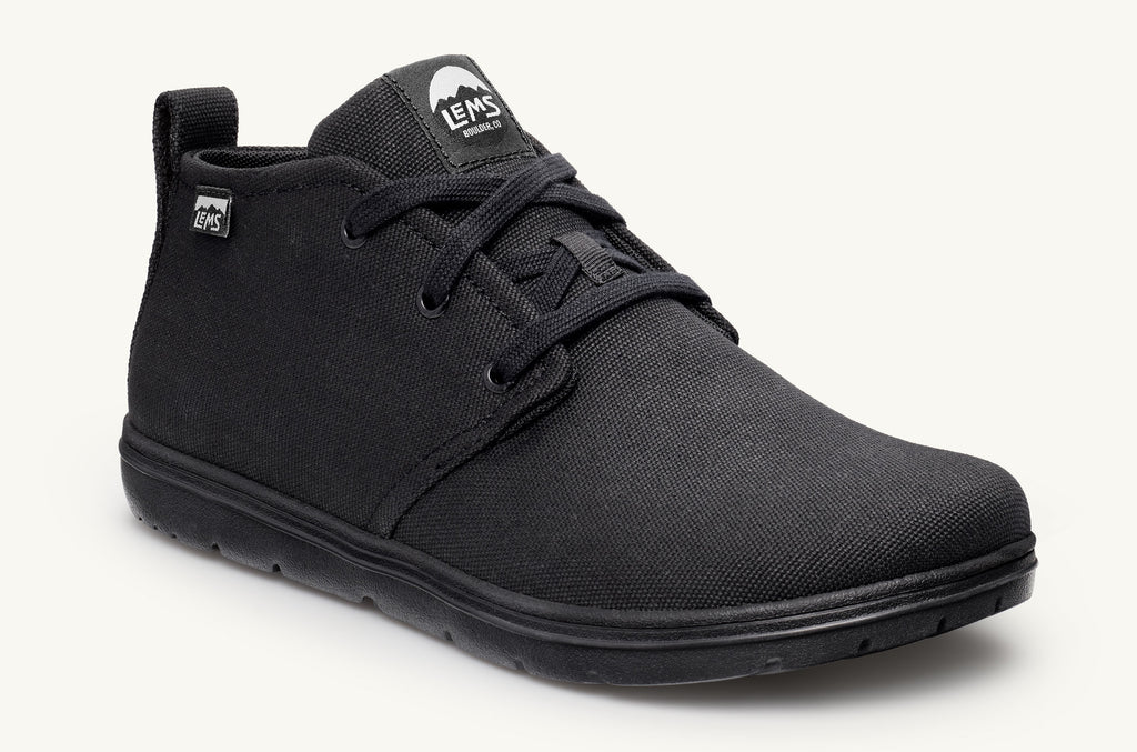 Chukka Lems Tela Bottes Homme Noir | QNV4566SB