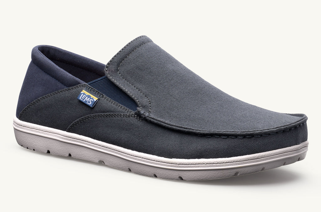 Drifter Lems Chaussures Slip On Femme Grise Bleu Marine | PIM2917EA