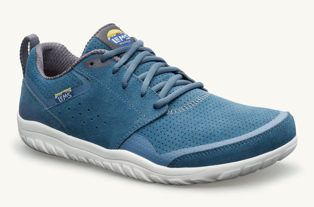 Primal Zen Lems Daim Baskets Femme Bleu | RWG8012AZ