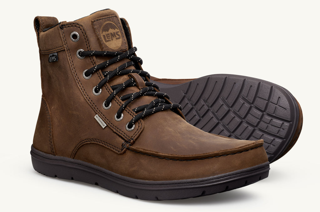 Boulder Lems Bottes Imperméables Homme Marron | KDT4166NX