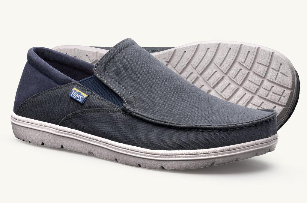 Drifter Lems Chaussures Slip On Homme Grise Bleu Marine | UMT651OH